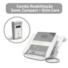 Combo Reabilitação Sonic Compact 1 e 3 MHz + Stim Care - HTM