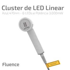 Combo Terapia Capilar 2.0 - Fluence + Cluster Led Linear Azul 470nm para Fototerapia por LED - HTM