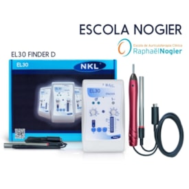 Eletroestimulador e Localizador EL30 Finder Escola Nogier com Caneta Diferencial Vermelha - NKL