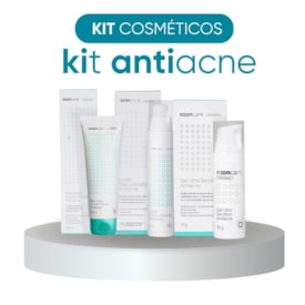 Kit Anti Acne Ozoncare - Gel Ultra Secativo + Loção Antiacne + Sabonete Facial Antiacne - Philozon