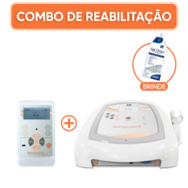 Kit de Reabilitação 1.0 - Sonopulse III + Neurodyn Portátil TENS/FES + Gel Neutro - Ibramed