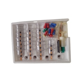 Kit de ventosas para vacuoterapia - 32 Ventosas - Doutor da Estética