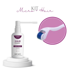 Kit Promocional - Dermaroller 2.0mm + Smart Fluido Hair Terapia Capilar 60 ml - Smart GR