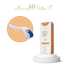 Kit Promocional - Dermaroller 2.0mm + Smart Vita C Creme de Vitamina C - Smart GR