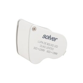 Lupa De Bolso Dupla Led - Sld-132 - Solver