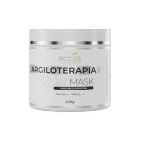 Máscara Facial de Argila White Mask 400g - Eccos Cosméticos