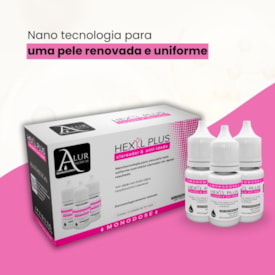 Monodose Hexyl Plus - Clareador e Anti-idade - 3 unidades de 7ml - Alur Medical