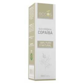 Óleo Essencial De Copaíba 10ml - Alívio de Dores Musculares - Eccos Cosméticos