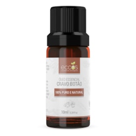 Óleo Essencial De Cravo Botão 10ml - Eccos Cosméticos