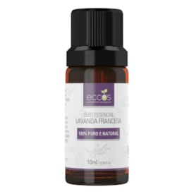 Óleo Essencial de Lavanda Origem Francesa 10ml - Eccos Cosméticos