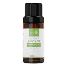 Óleo Essencial De Lemongrass 10ml - Eccos Cosméticos