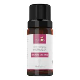 Óleo Essencial De Palmarosa 10ml para Flacidez e Rugas - Eccos Cosméticos