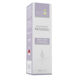 Óleo Essencial De Patchouli 10ml para Rejuvenescimento e Anti-inflamatório - Eccos Cosméticos